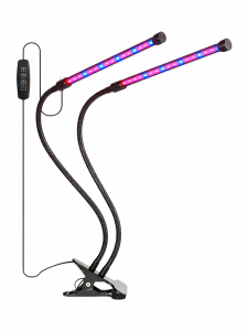 Фитолампа для растений с таймером на прищепке Огонек OG-LDP20